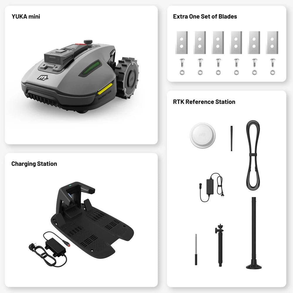 MAMMOTION YUKA mini 2 - Perimeter Wire Free Robot Lawn Mower